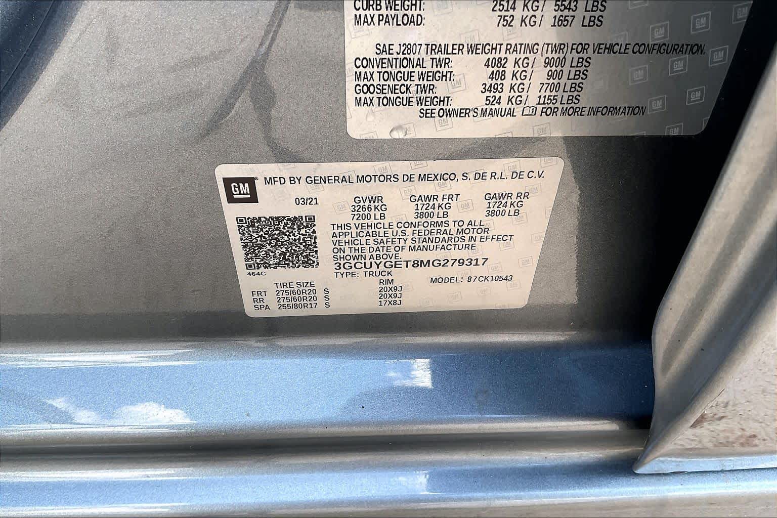 Used 2021 SATIN STEEL METALLIC Chevrolet LTZ image 34