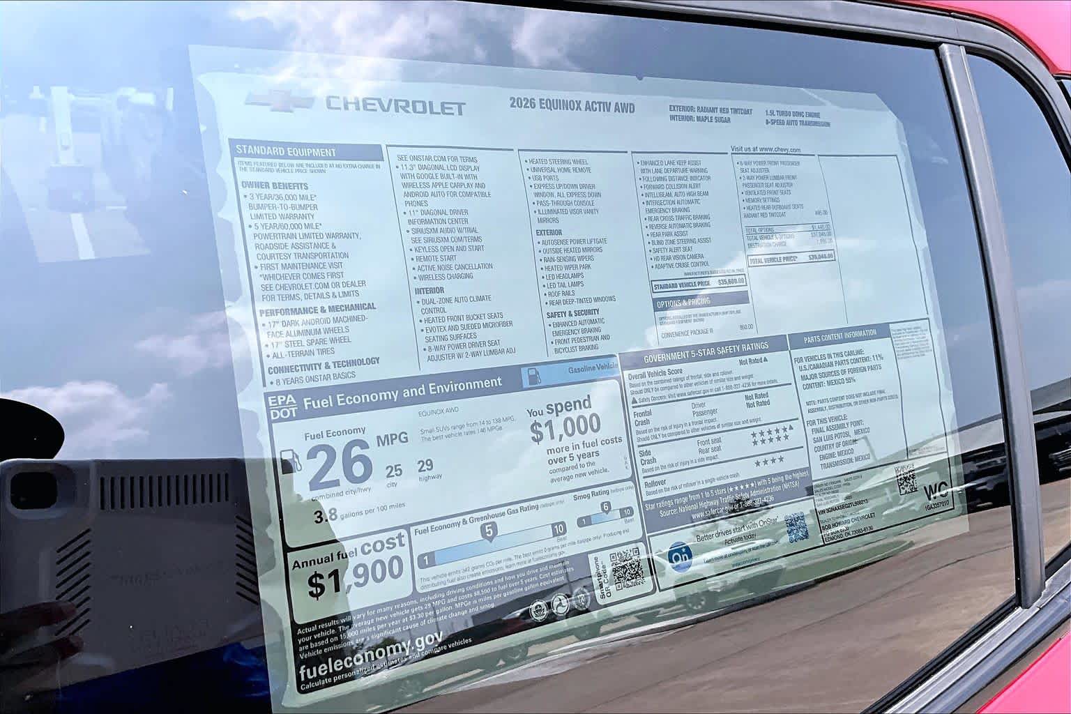 New 2026 Radiant Red Tintcoat Chevrolet ACTIV image 21