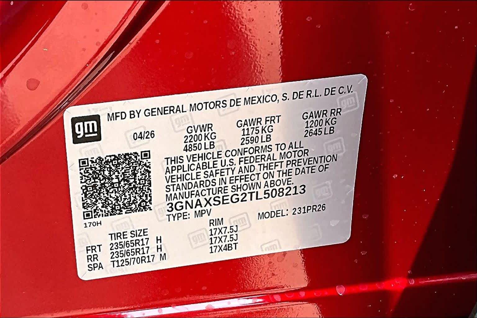 New 2026 Radiant Red Tintcoat Chevrolet ACTIV image 20