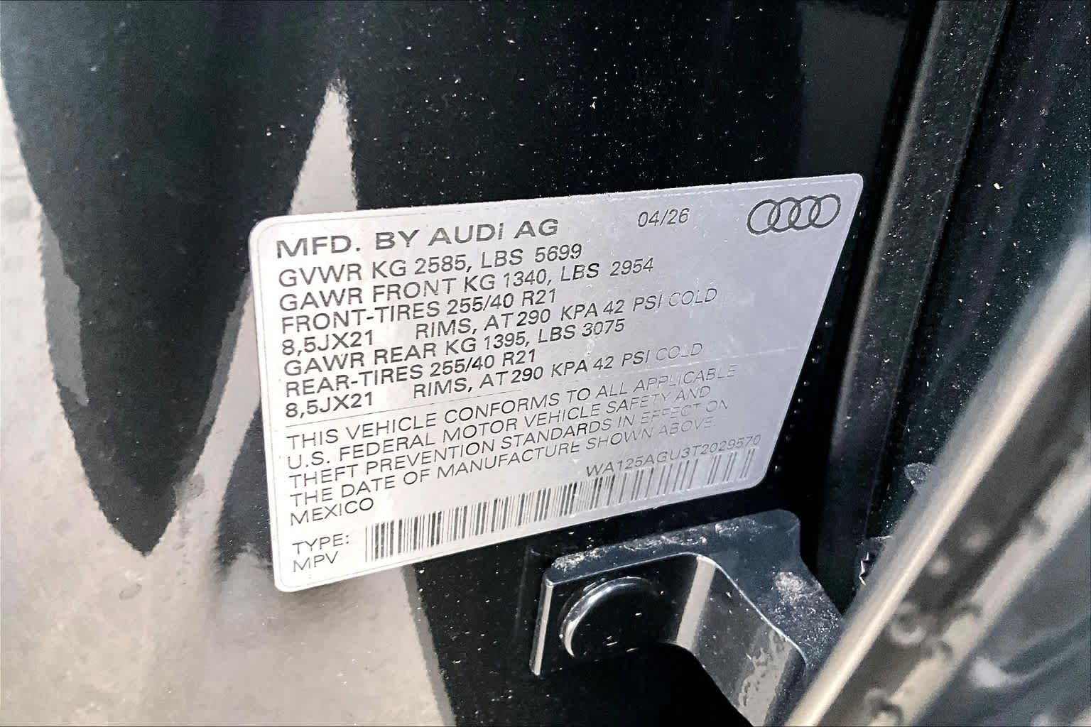 New 2026 Tambora Gray me Audi Premium Plus image 17