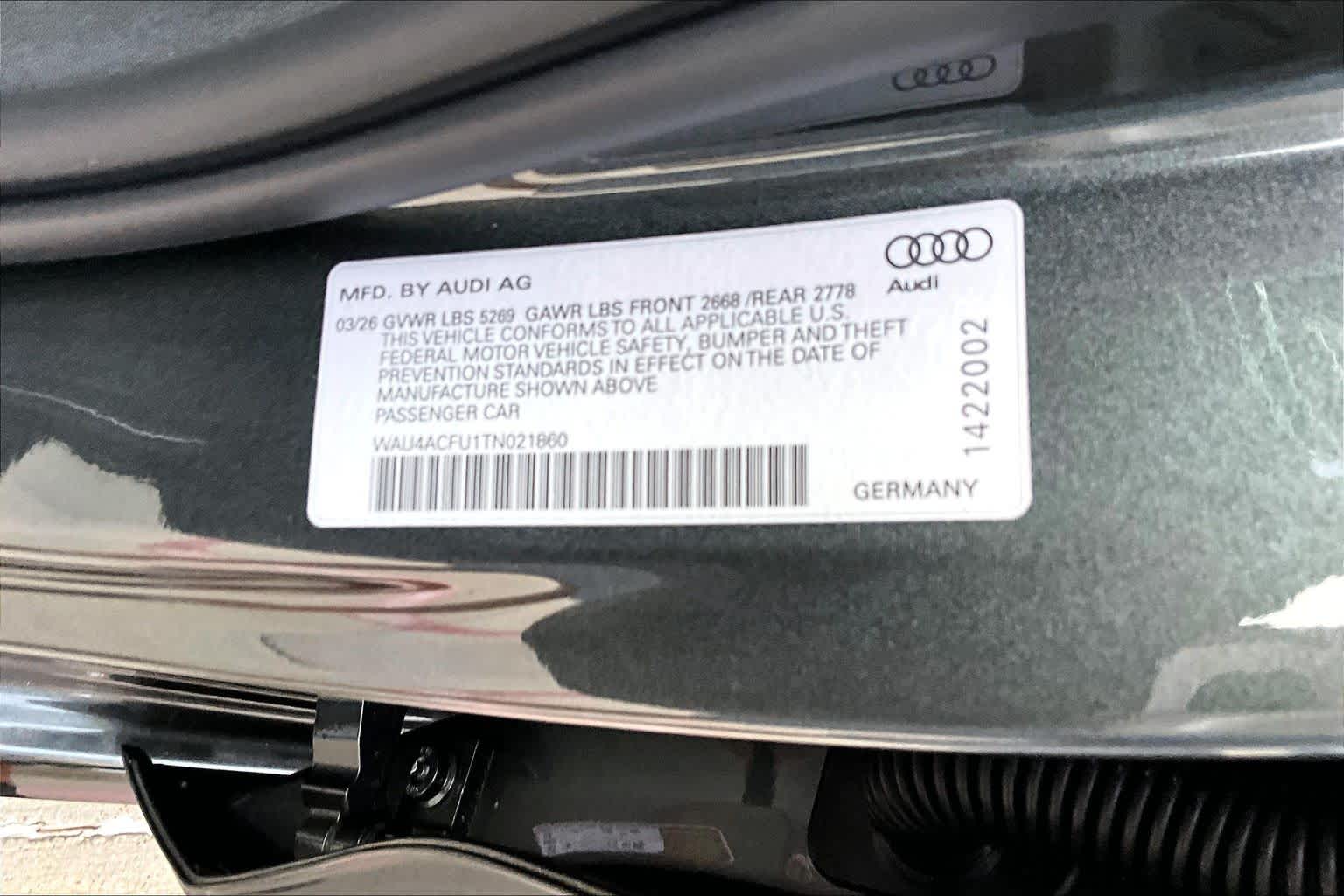 New 2026 Daytona Gray pe Audi Premium image 17