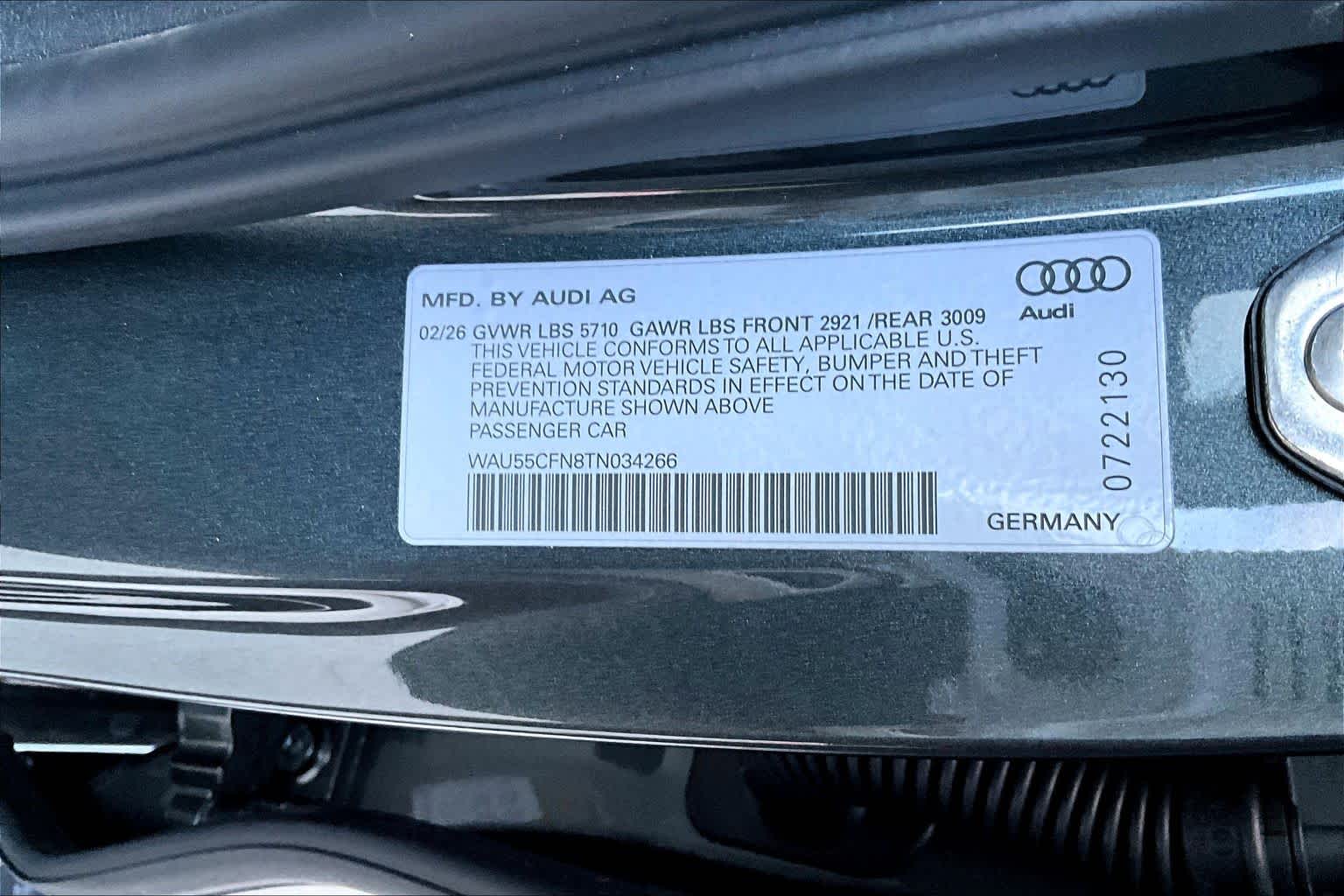 New 2026 Daytona Gray pe Audi Premium Plus image 17