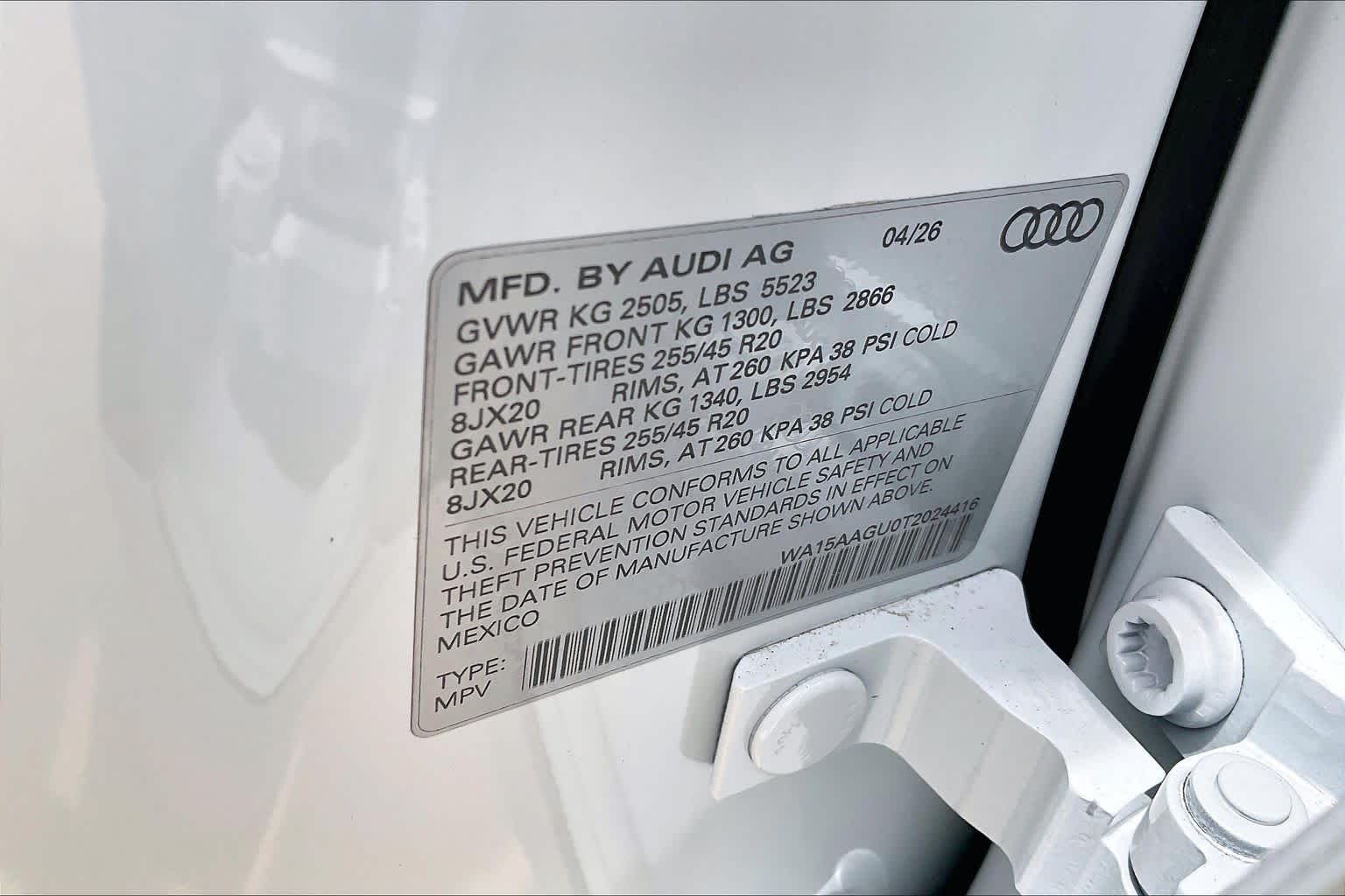 New 2026 Glacier White m Audi Premium Plus image 19