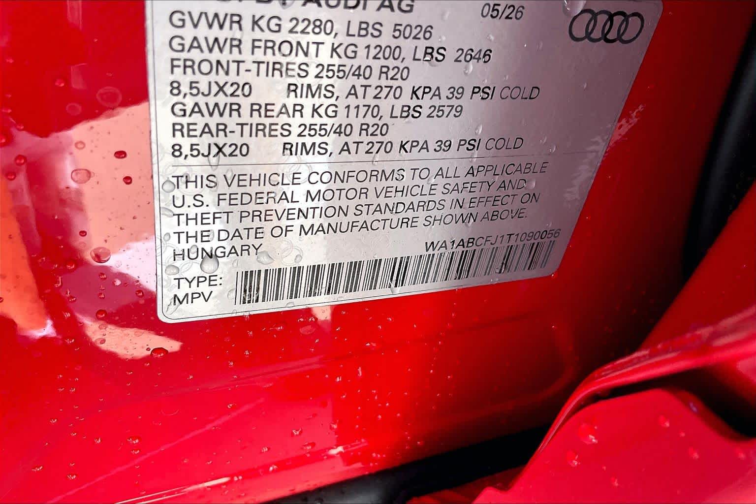 New 2026 Progressive Red Audi S line image 20