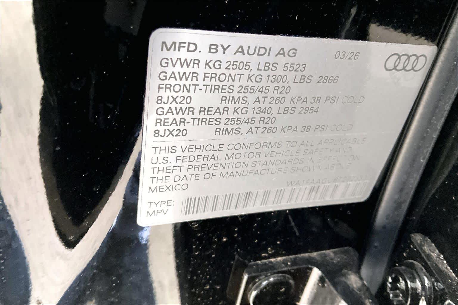 New 2026 Mythos Black me Audi Prestige image 20