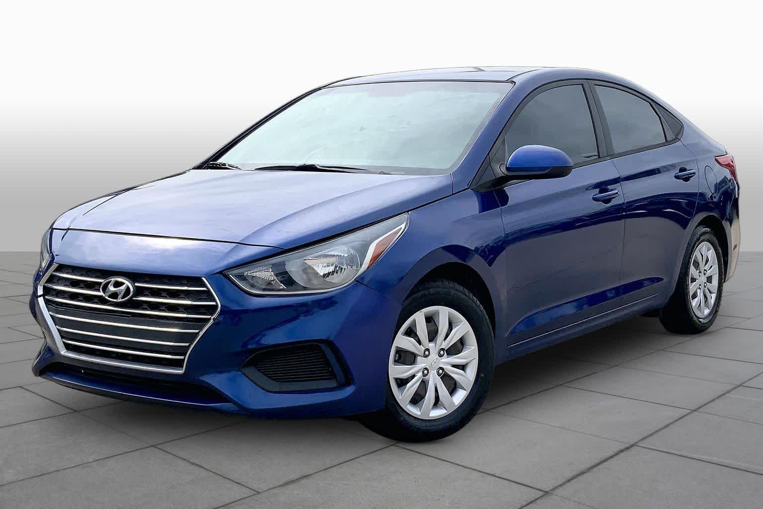 Admiral Blue 2022 Hyundai Accent Sedan Front-Wheel Drive Continuously Variable Transmission