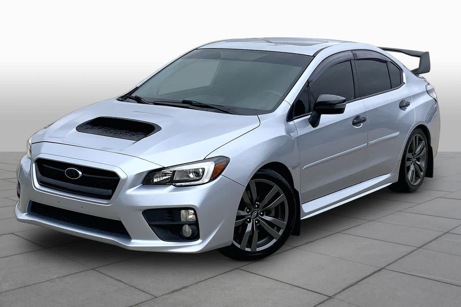 Ice Silver Metallic 2017 Subaru WRX Limited Sedan All-Wheel Drive 6-Speed Manual