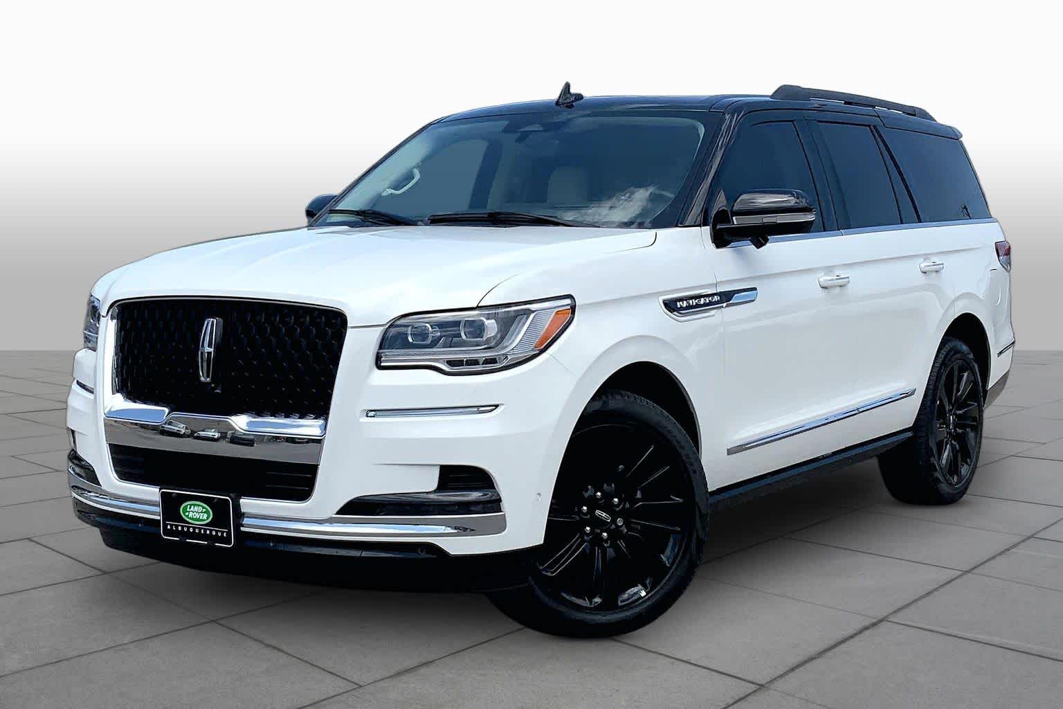 Pristine White 2024 Lincoln Navigator SUV / Crossover Four-Wheel Drive Automatic