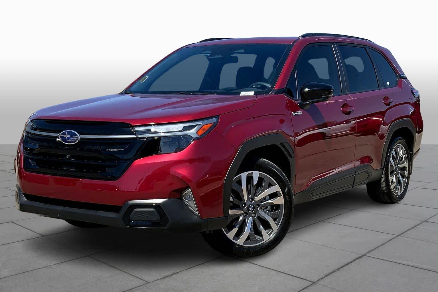 Crimson Red Pearl 2025 Subaru Forester Hybrid Touring AWD SUV / Crossover All-Wheel Drive Continuously Variable Transmission