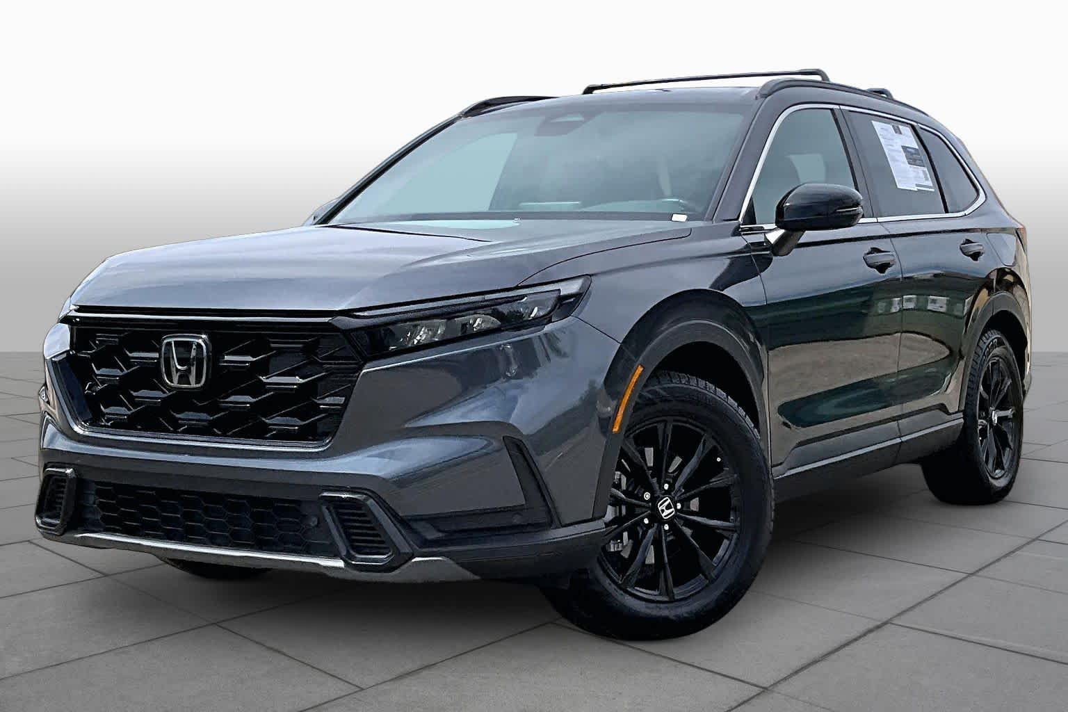 Meteorite Gray Metallic 2024 Honda CR-V Hybrid Sport-L AWD SUV / Crossover All-Wheel Drive Continuously Variable Transmission