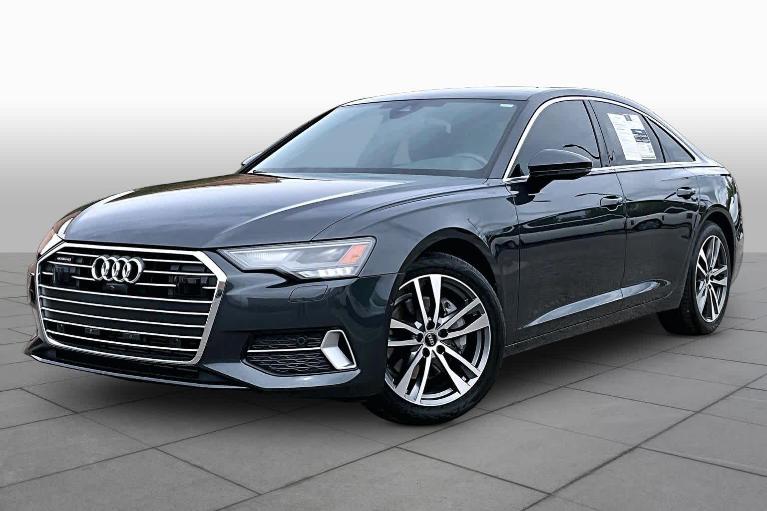 Manhattan Gray Metallic 2023 Audi A6 quattro Premium Plus 45 TFSI Sedan All-Wheel Drive 7-Speed Automatic