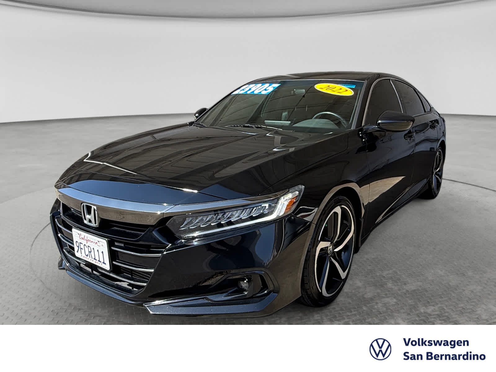 Crystal Black Pearl 2022 Honda Accord Sedan Front-Wheel Drive Continuously Variable Transmission