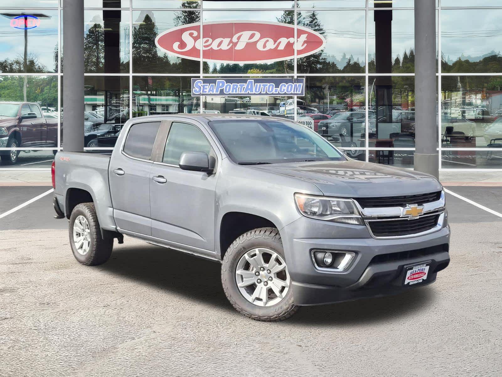 Gray (Satin Steel Metallic) 2020 Chevrolet Colorado Pickup Truck Four-Wheel Drive 8-Speed Automatic