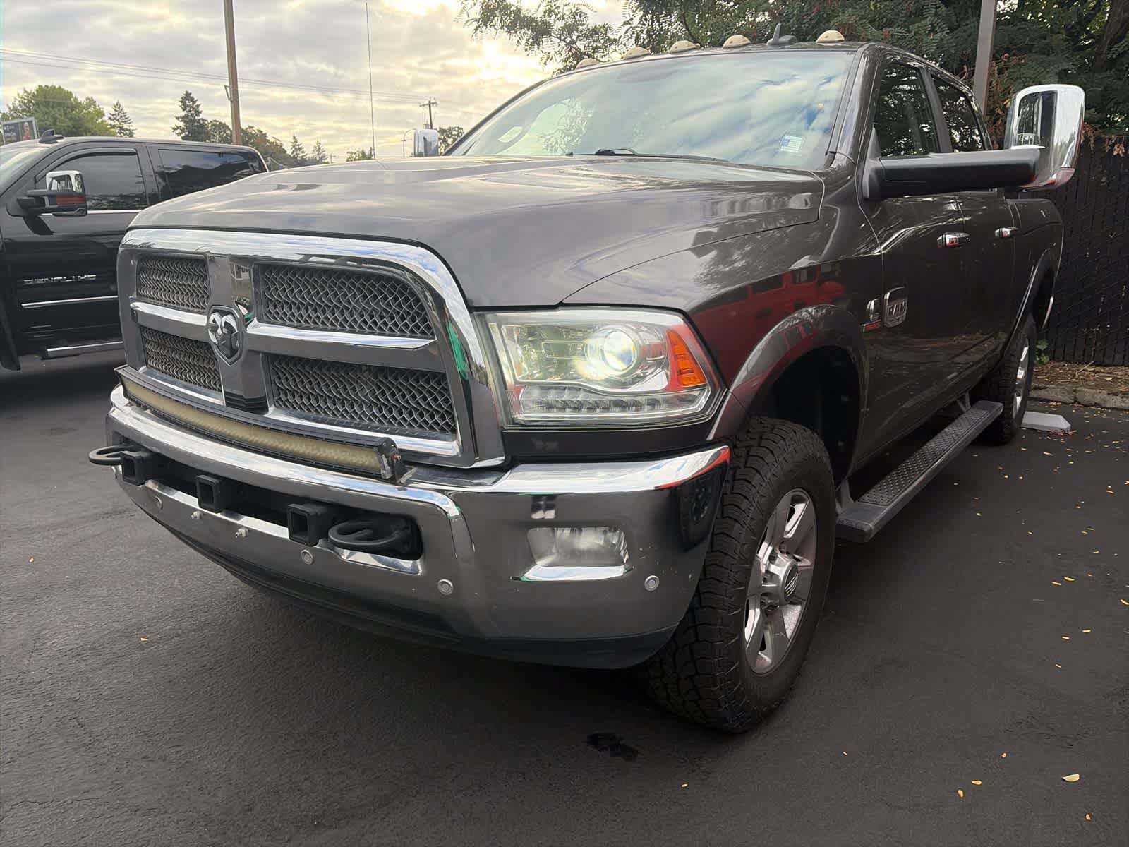 Gray (Granite Crystal Metallic Clearcoat) 2017 RAM 3500 Pickup Truck Four-Wheel Drive 6-Speed Automatic