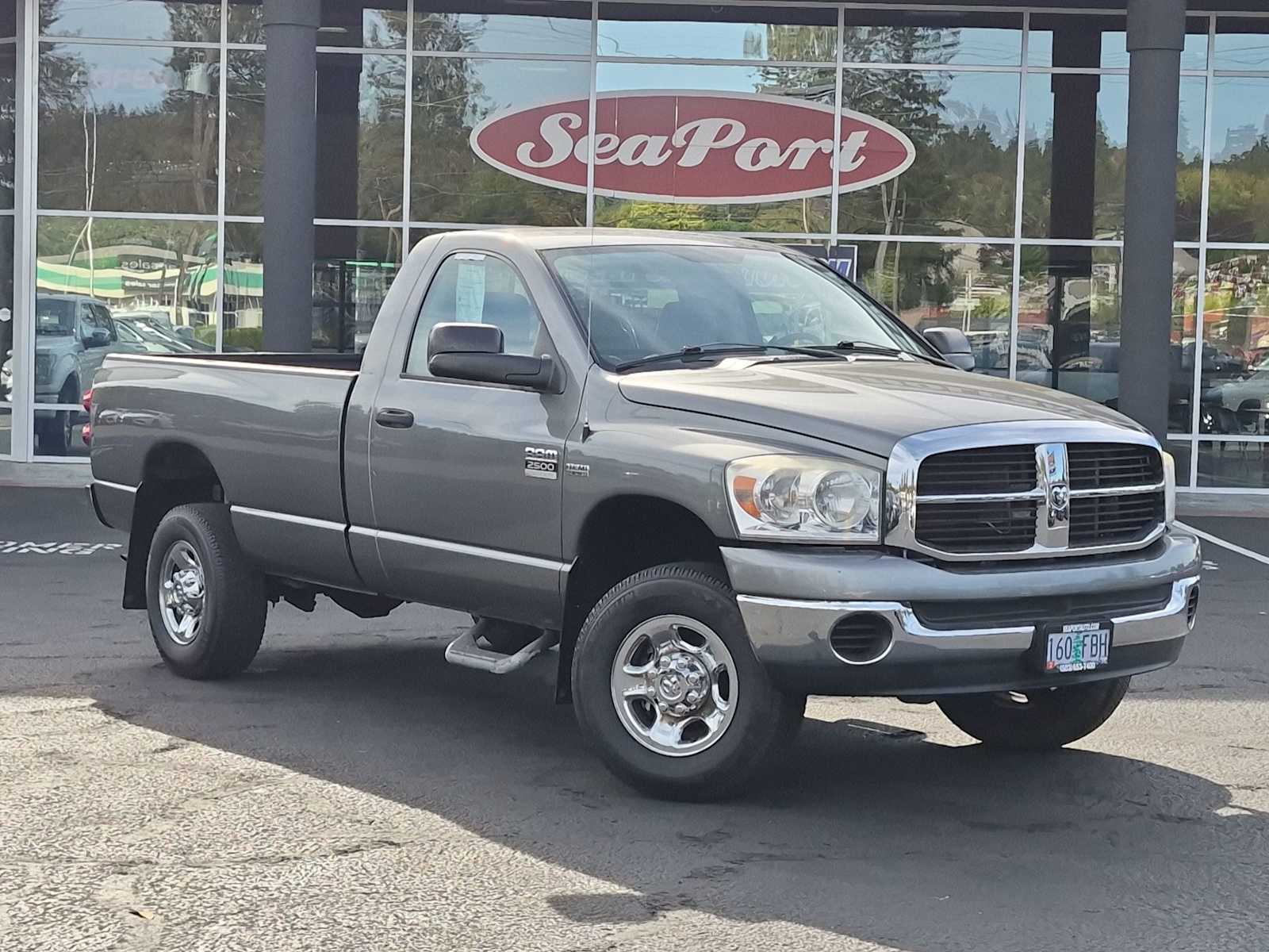Bright Silver Metallic 2007 Dodge RAM 2500 Pickup Truck Four-Wheel Drive 6-Speed Manual