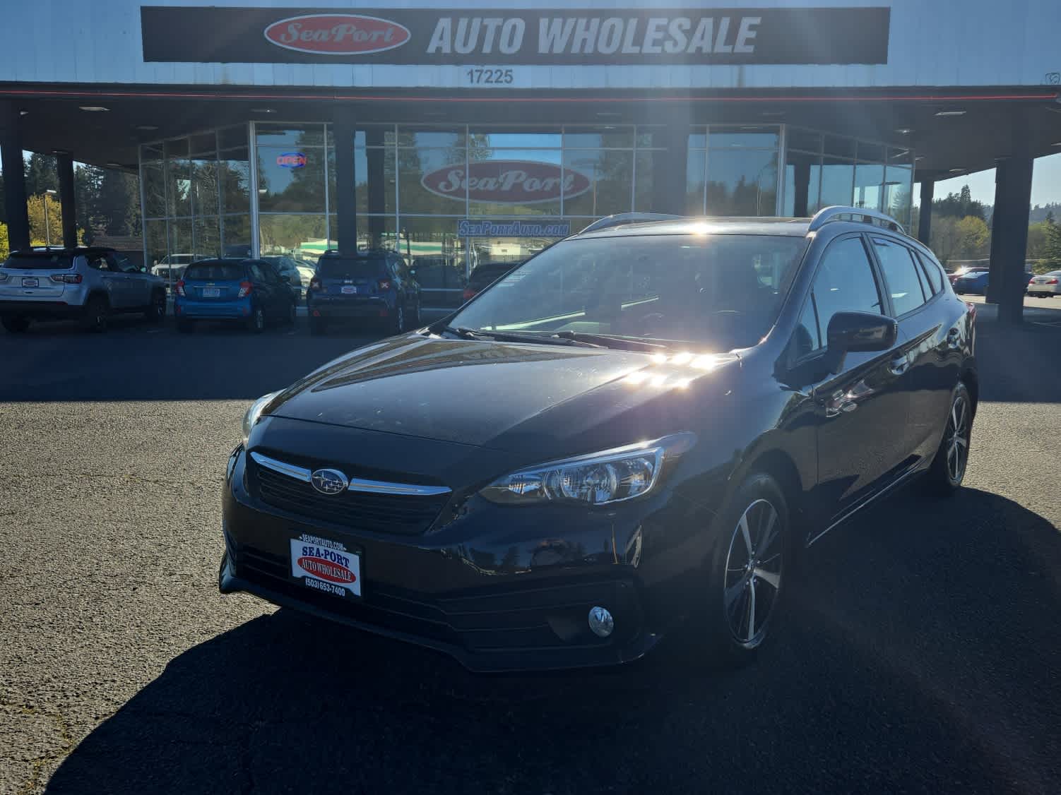 Crystal Black Silica 2022 Subaru Impreza Premium Wagon AWD Wagon All-Wheel Drive Continuously Variable Transmission