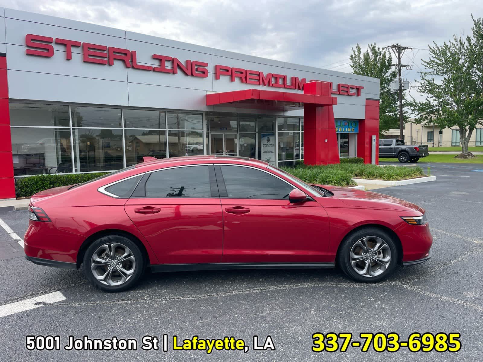 Radiant Red Metallic 2024 Honda Accord Sedan Front-Wheel Drive Continuously Variable Transmission
