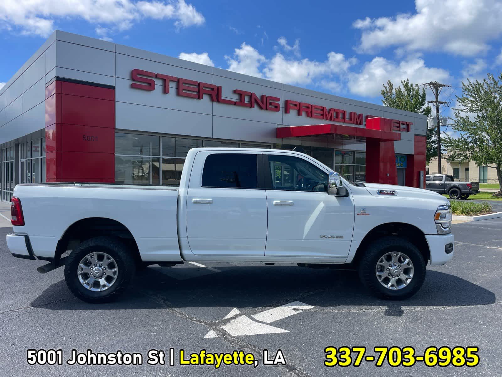 Bright White Clearcoat 2024 RAM 2500 Pickup Truck Four-Wheel Drive 6-Speed Automatic