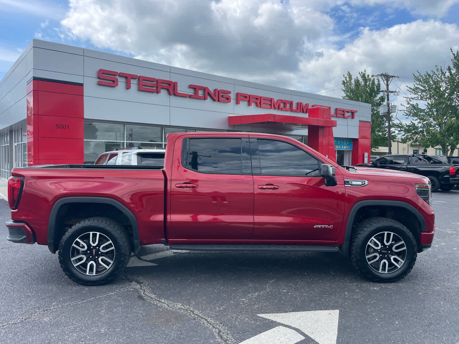 Volcanic Red Tintcoat 2025 GMC Sierra 1500 Pickup Truck Four-Wheel Drive Automatic