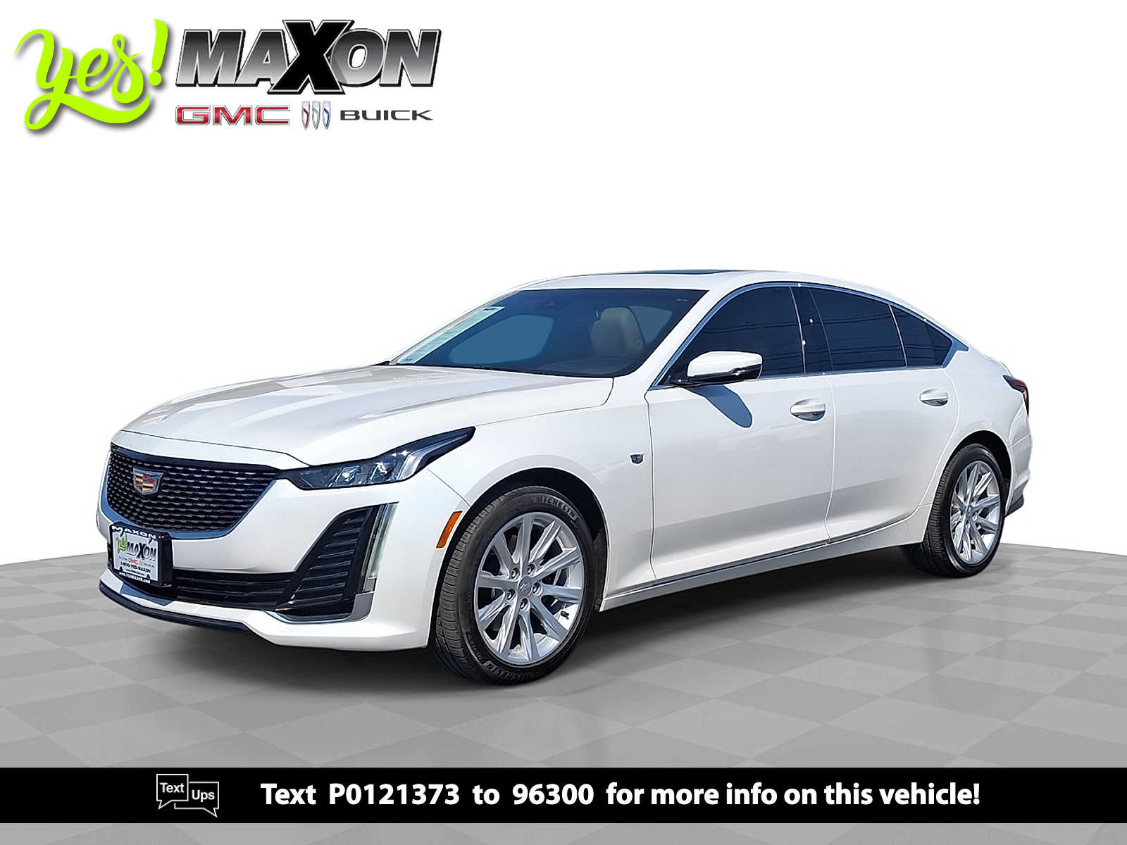 Crystal White Tricoat 2023 Cadillac CT5 Luxury AWD Sedan All-Wheel Drive Automatic
