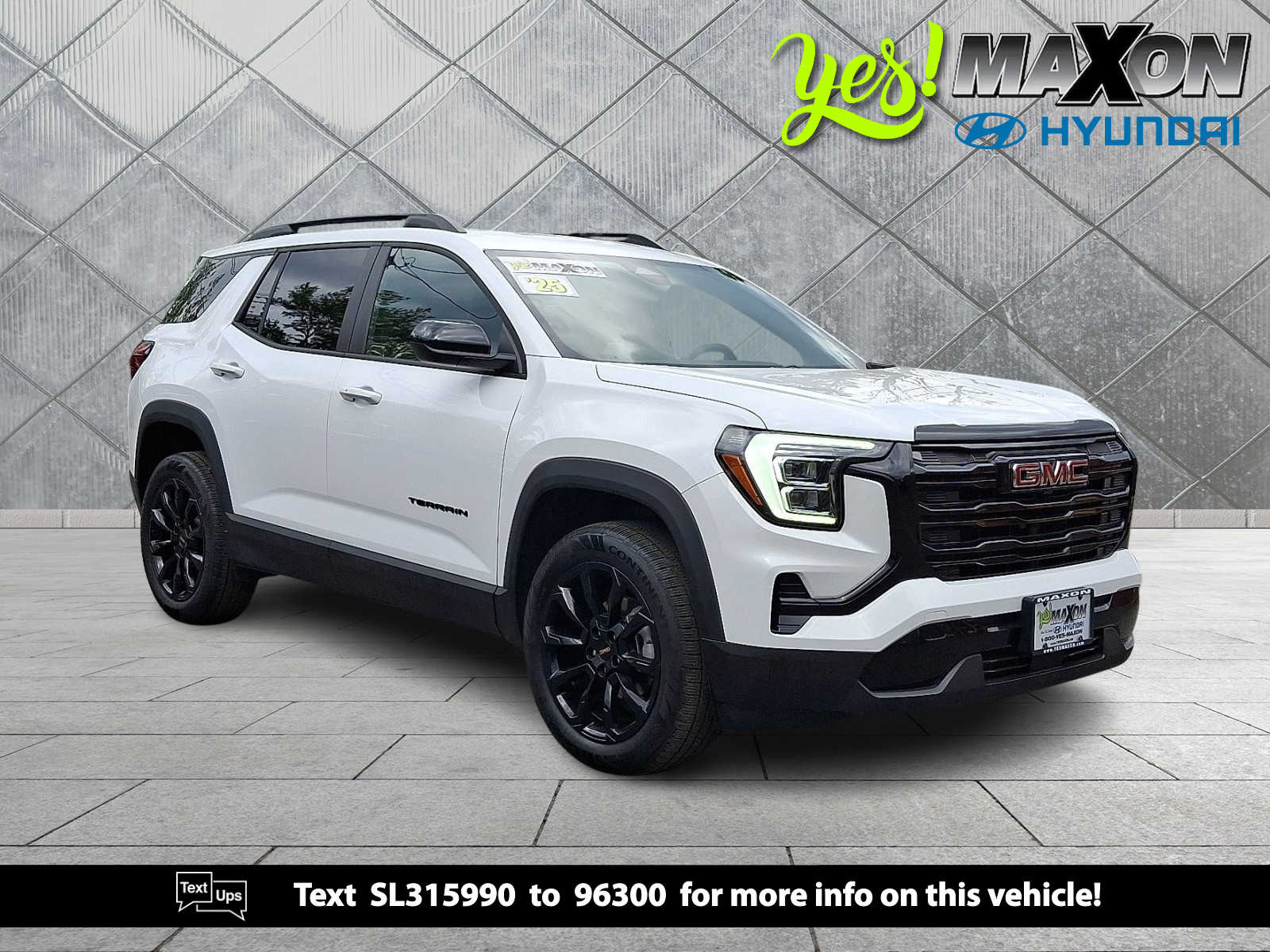 Summit White 2025 GMC Terrain Elevation AWD SUV / Crossover Four-Wheel Drive 8-Speed Automatic