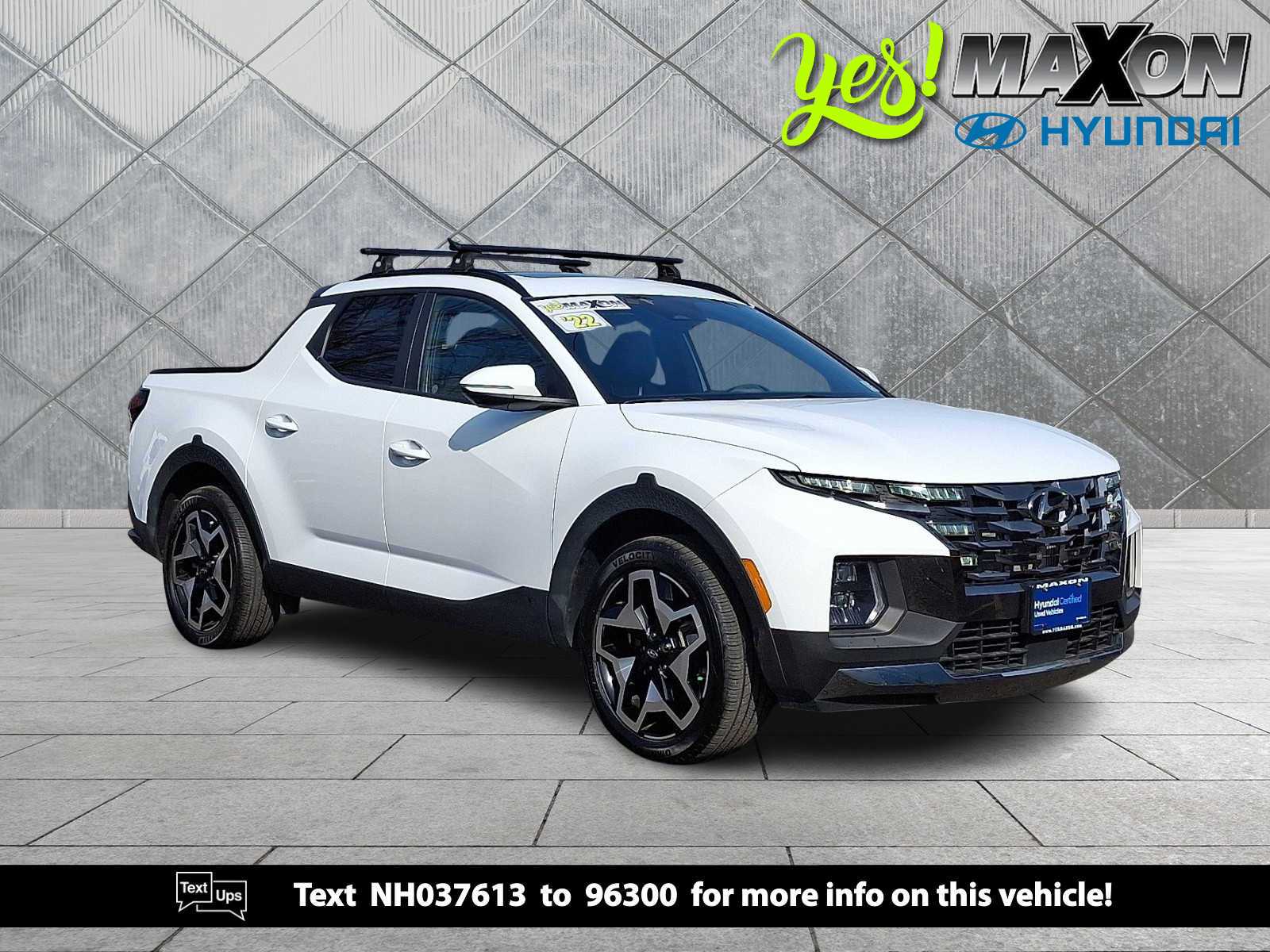 Ice White 2022 Hyundai Santa Cruz Limited Crew Cab AWD Pickup Truck All-Wheel Drive 8-Speed Automatic