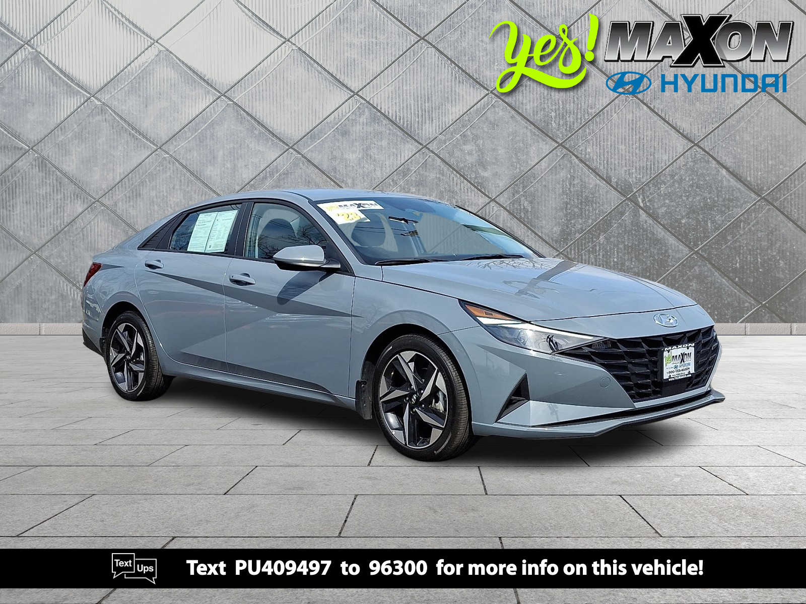 Electric Shadow 2023 Hyundai Elantra SEL FWD Sedan Front-Wheel Drive Continuously Variable Transmission