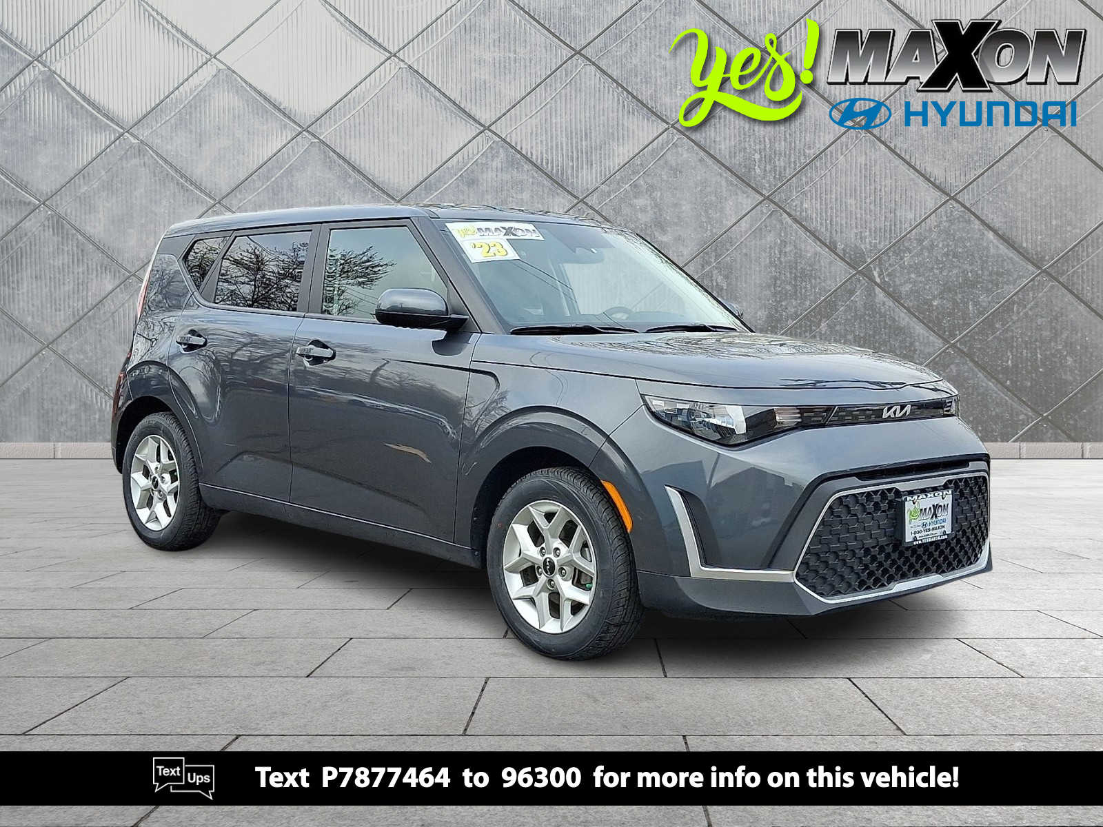 Gravity Gray 2023 Kia Soul LX FWD SUV / Crossover Front-Wheel Drive Continuously Variable Transmission
