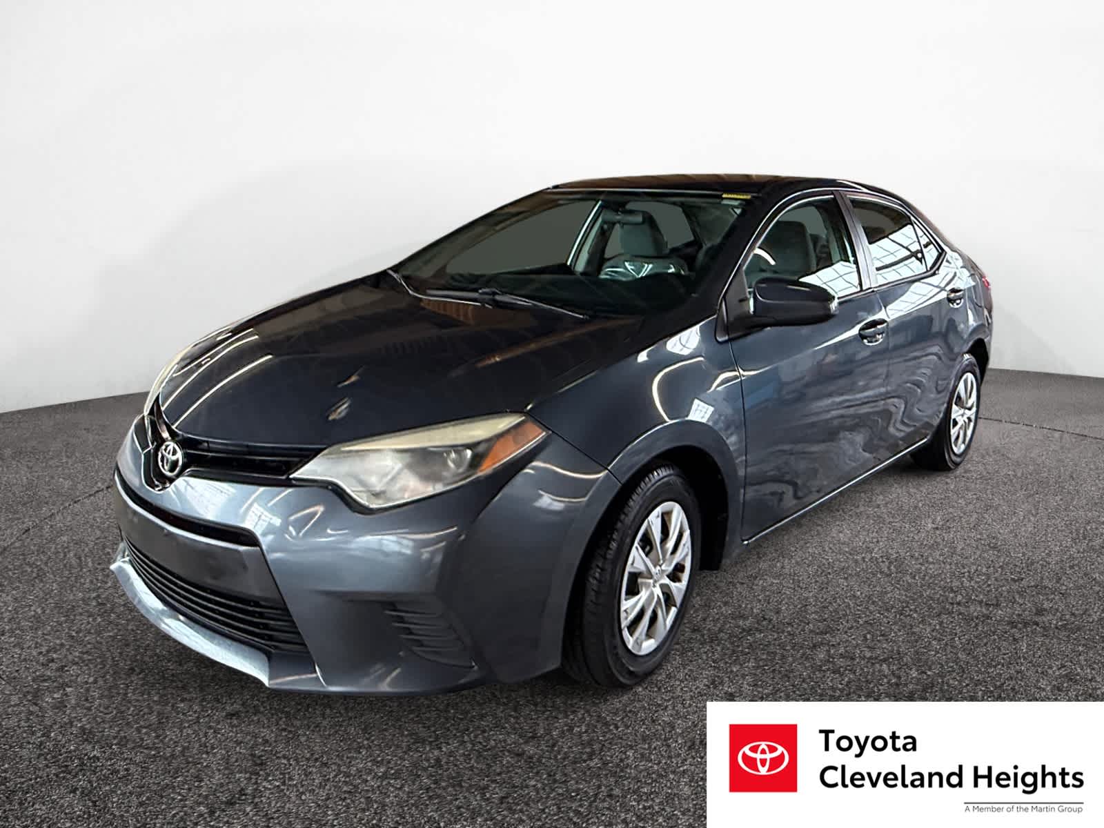 Slate Metallic 2014 Toyota Corolla LE Sedan Front-Wheel Drive 6-Speed Manual