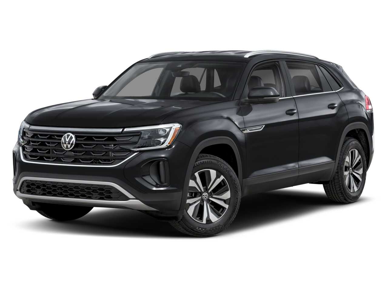 Deep Black Pearl 2024 Volkswagen Atlas Cross Sport SUV / Crossover All-Wheel Drive 8-Speed Automatic