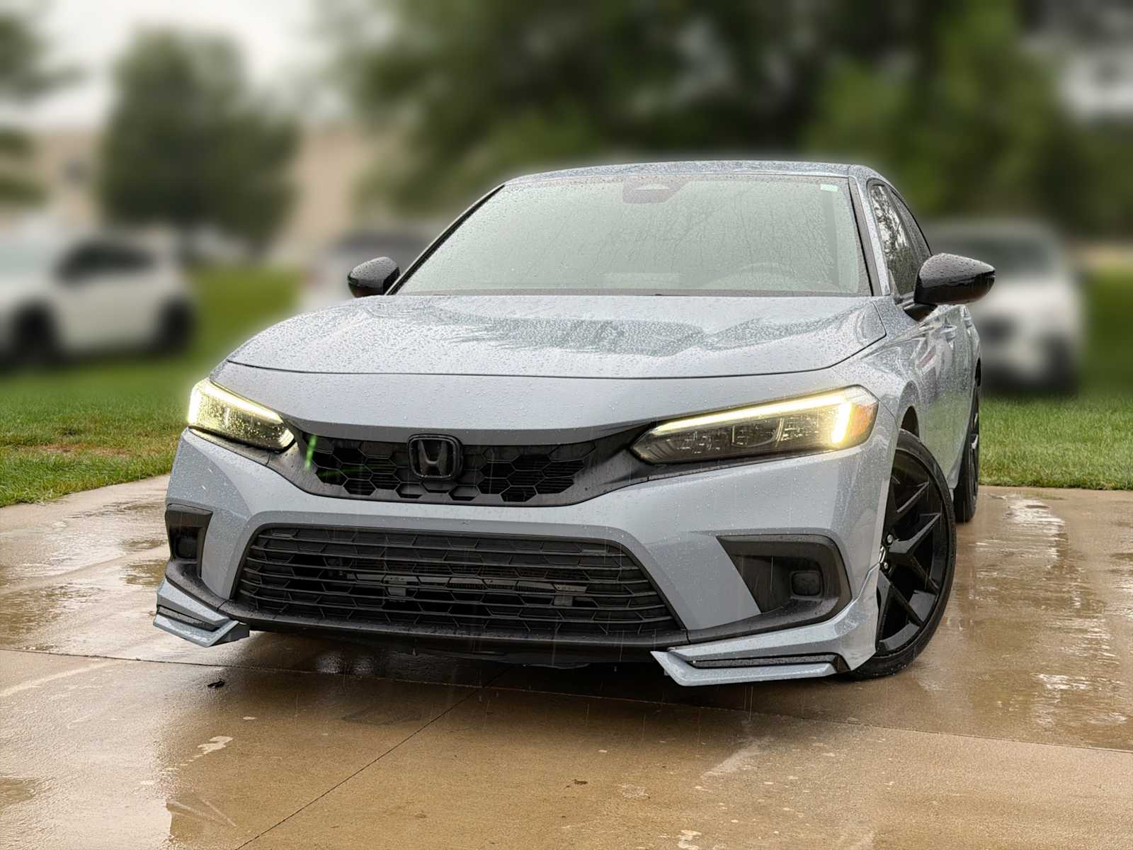 Sonic Gray Pearl 2022 Honda Civic Hatchback Hatchback Front-Wheel Drive Continuously Variable Transmission