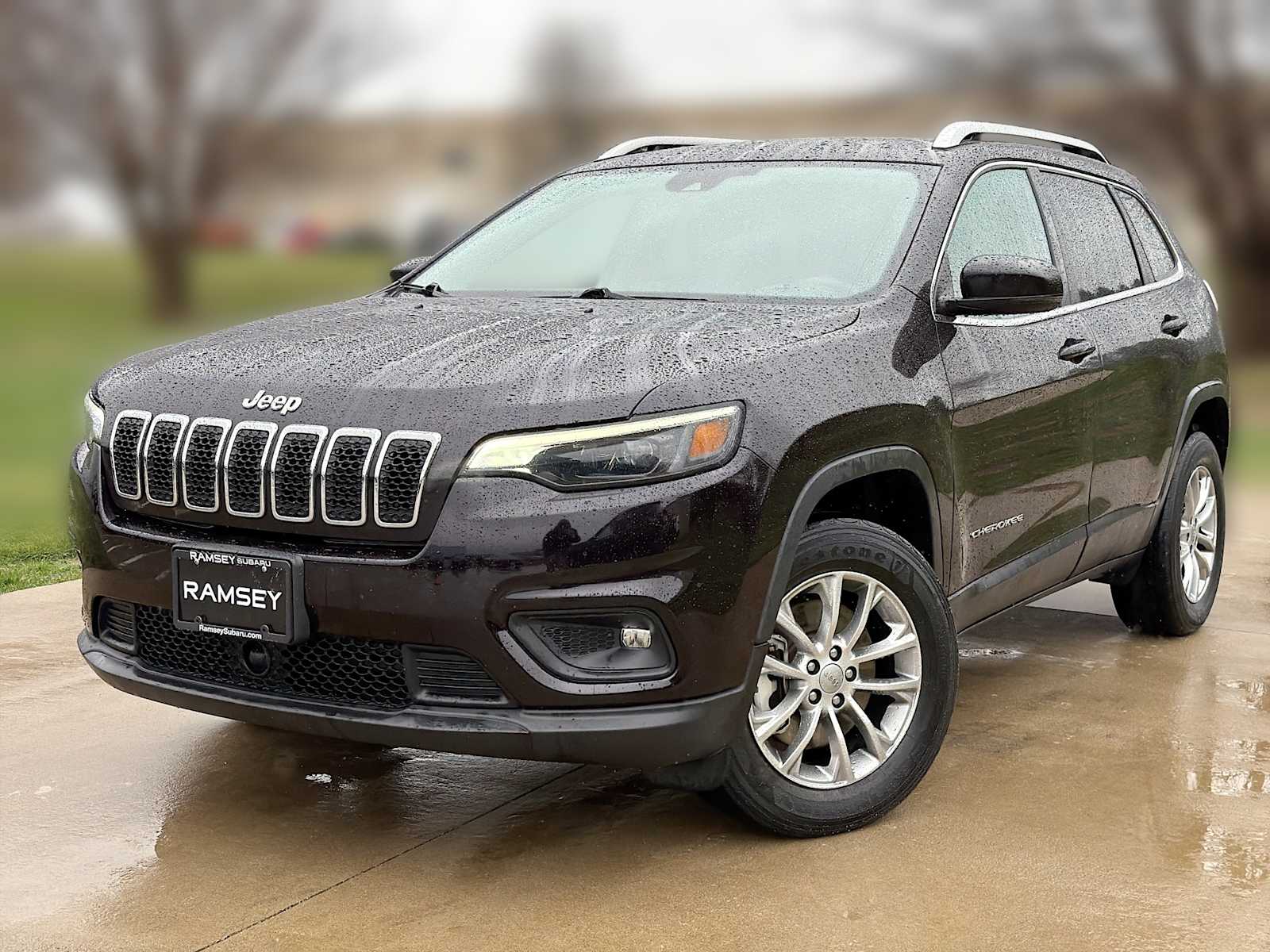 Red (Sangria Metallic Clearcoat) 2021 Jeep Cherokee Latitude Lux 4WD SUV / Crossover Four-Wheel Drive 9-Speed Automatic