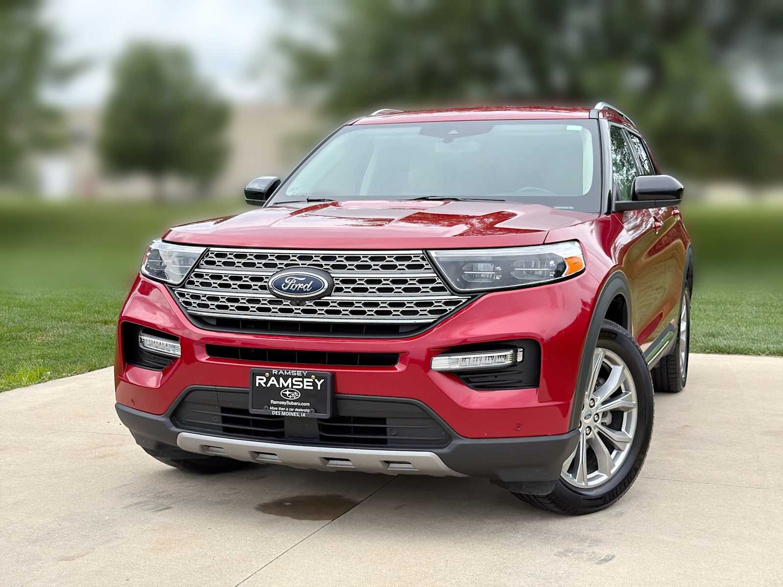 Rapid Red Metallic Tinted Clearcoat 2023 Ford Explorer SUV / Crossover All-Wheel Drive Automatic