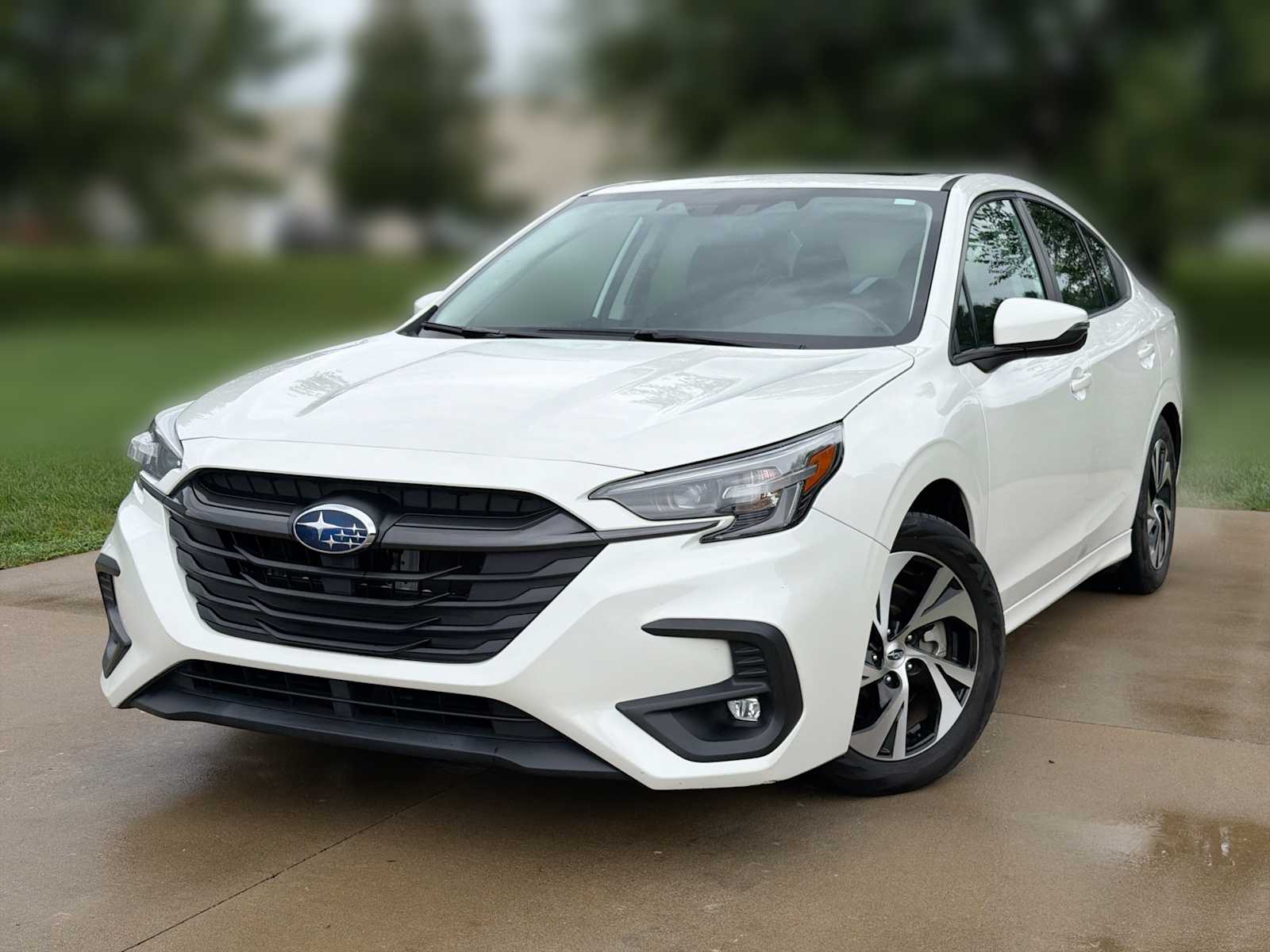 Crystal White Pearl 2024 Subaru Legacy Sedan All-Wheel Drive Continuously Variable Transmission