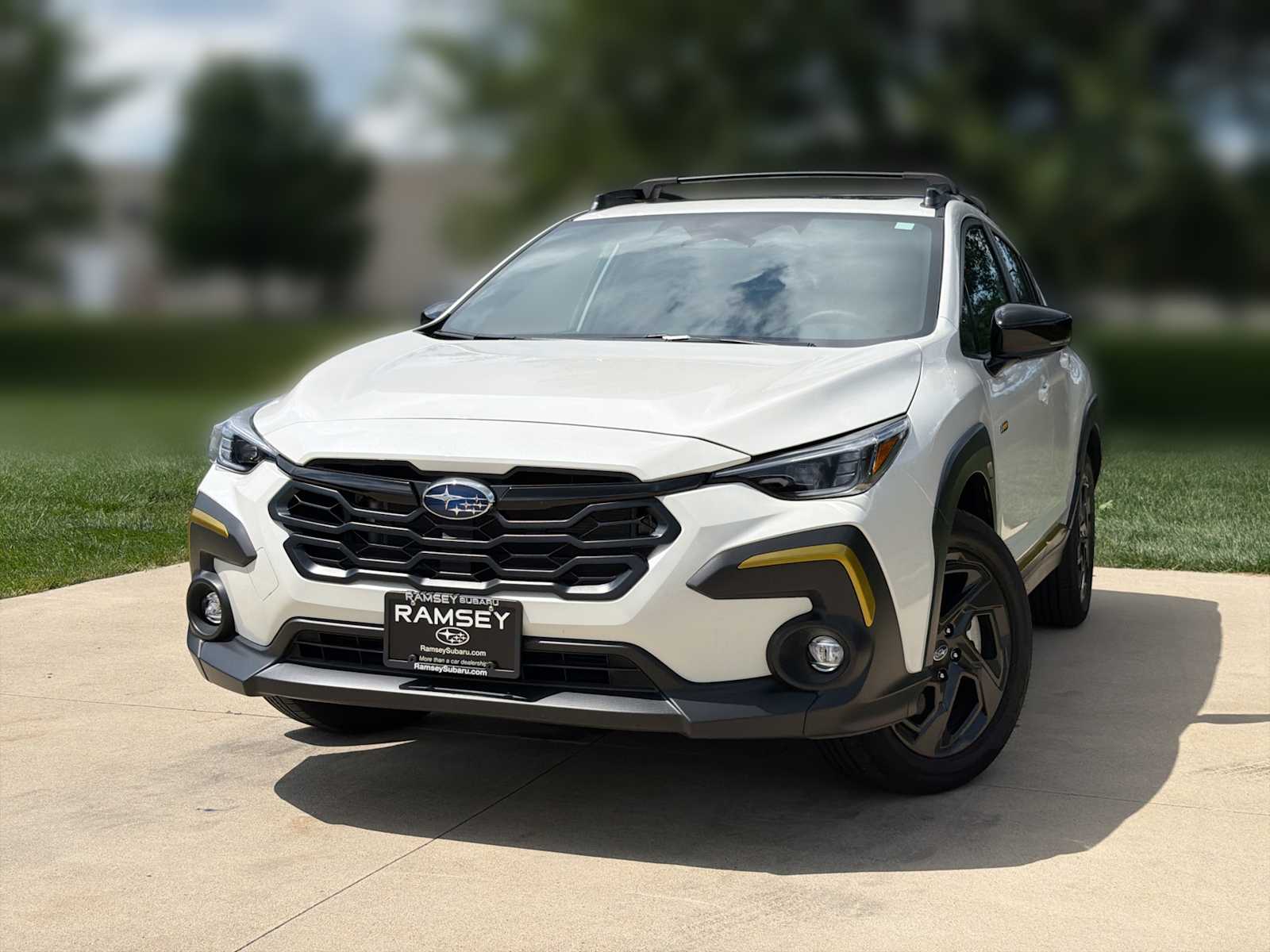Crystal White Pearl 2025 Subaru Crosstrek SUV / Crossover All-Wheel Drive Continuously Variable Transmission