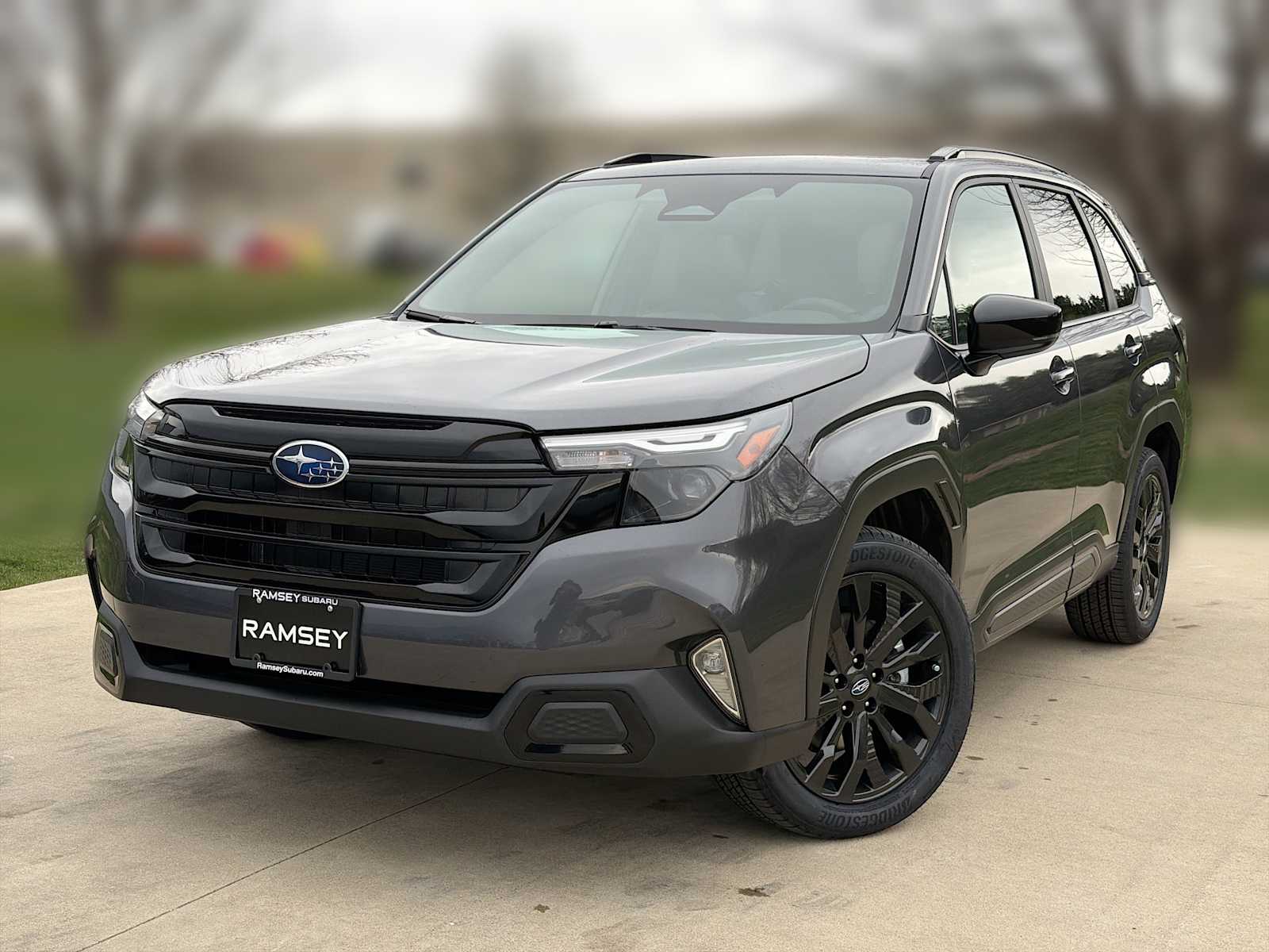 Gray 2026 Subaru Forester Sport Crossover AWD SUV / Crossover All-Wheel Drive Continuously Variable Transmission
