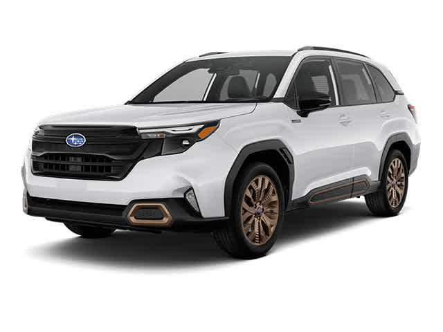 White 2026 Subaru Forester Hybrid SUV / Crossover All-Wheel Drive Continuously Variable Transmission