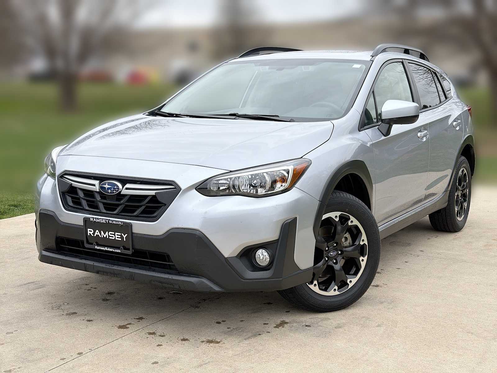 Ice Silver Metallic 2021 Subaru Crosstrek Premium AWD SUV / Crossover All-Wheel Drive Continuously Variable Transmission