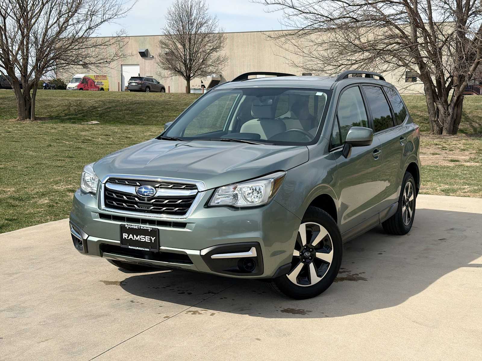 Jasmine Green Metallic 2017 Subaru Forester 2.5i Premium SUV / Crossover All-Wheel Drive Continuously Variable Transmission