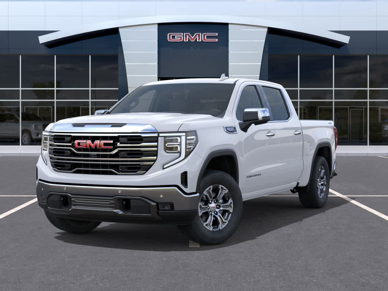 New 2026 Glacier White Tricoat GMC SLT image 6