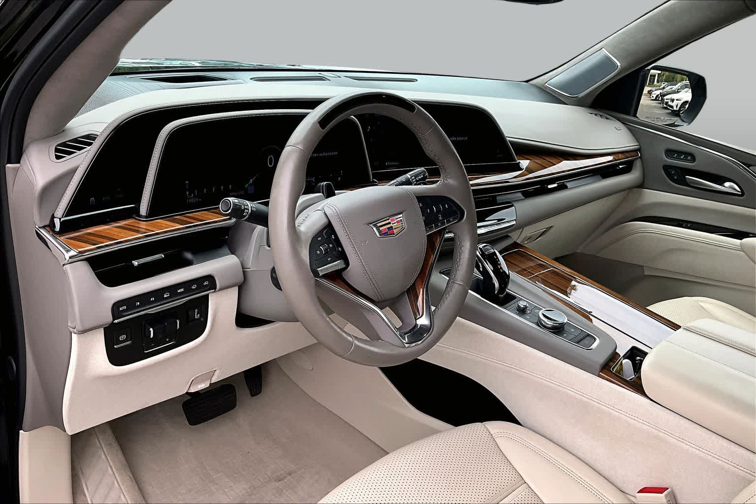 Used 2024 Dark Moon Blue Metallic Cadillac Sport Platinum image 17