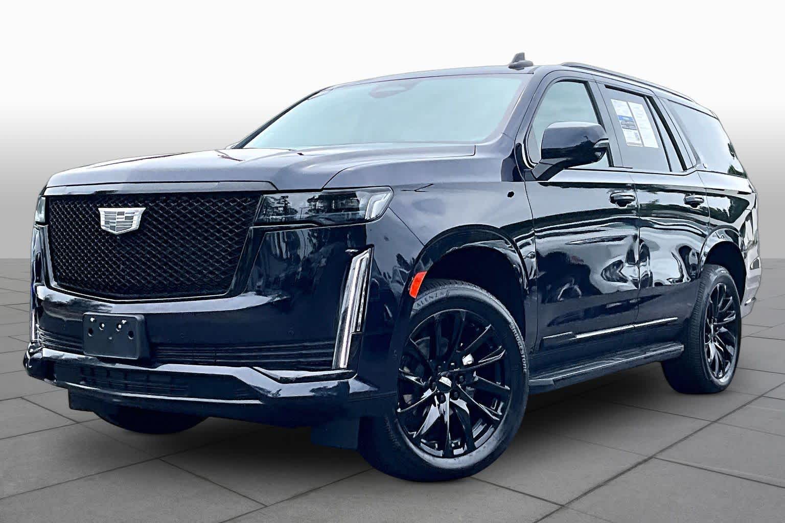 Used 2024 Dark Moon Blue Metallic Cadillac Sport Platinum image 2