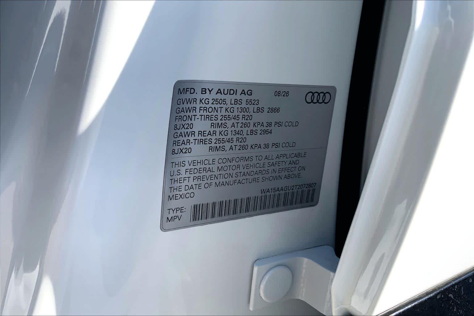 New 2026 Glacier White m Audi Premium Plus image 18