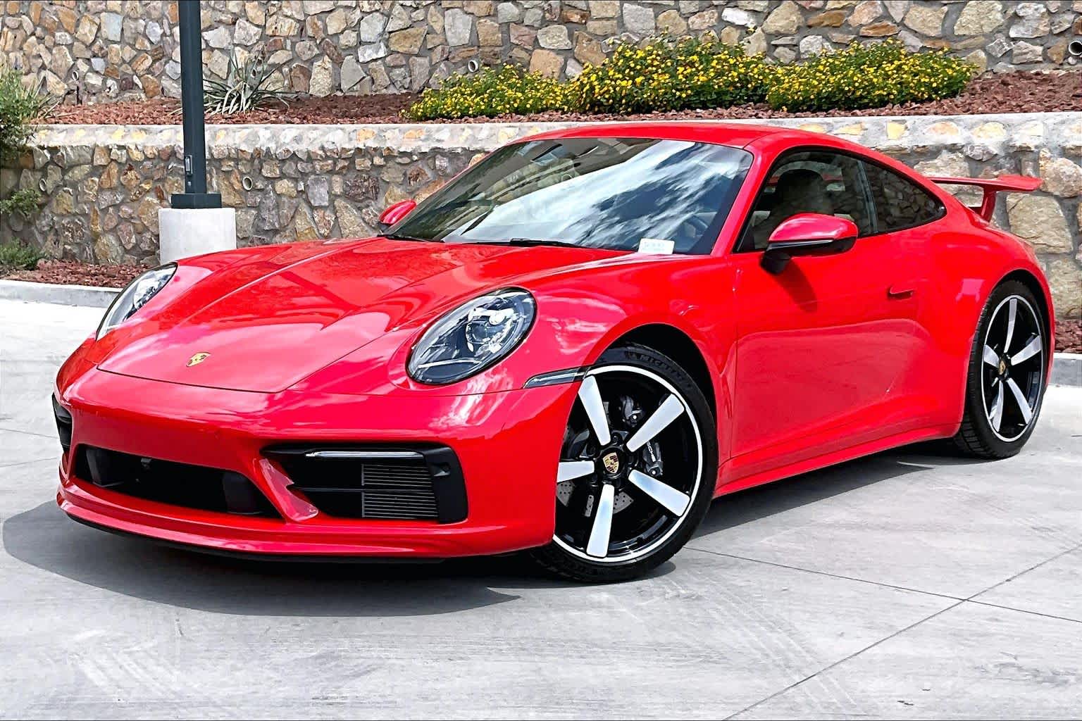 Guards Red 2023 Porsche 911 Coupe Rear-Wheel Drive Automatic