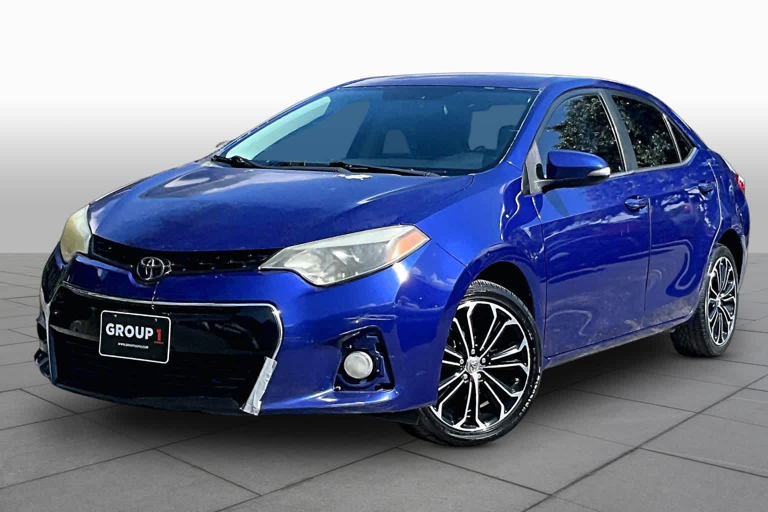 Blue Crush Metallic 2014 Toyota Corolla S Sedan Front-Wheel Drive Automatic