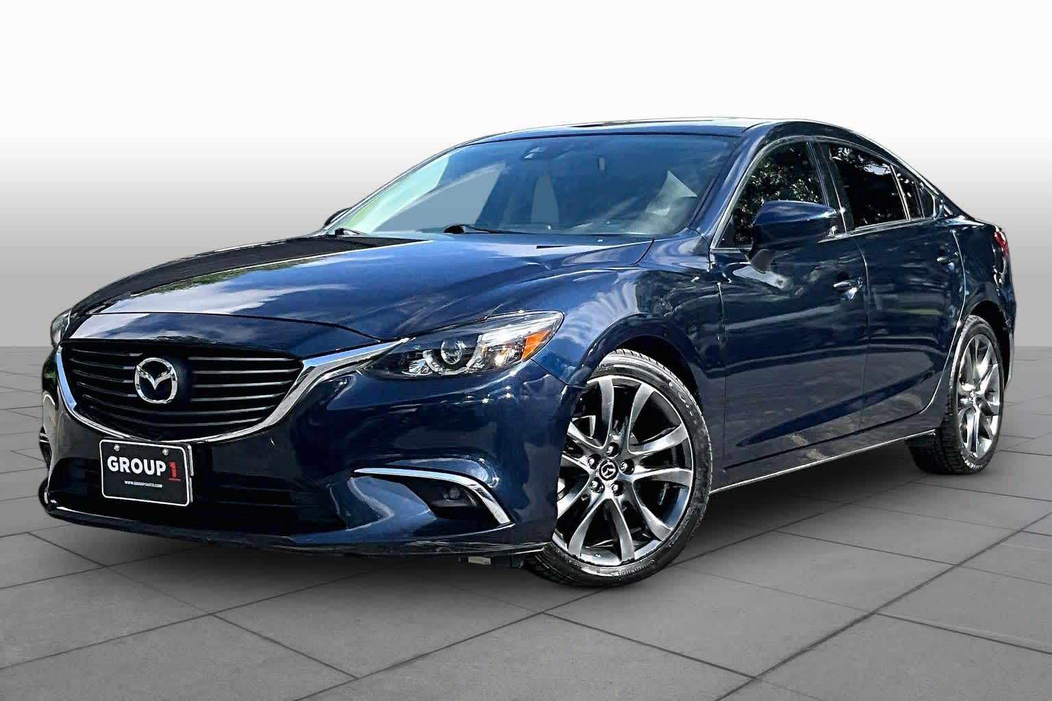 Deep Crystal Blue 2016 Mazda MAZDA6 i Grand Touring Sedan Front-Wheel Drive 6-Speed Automatic