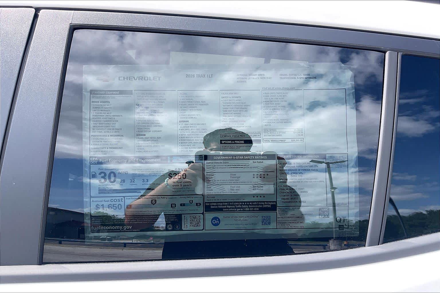 New 2026 Summit White Chevrolet LT image 20