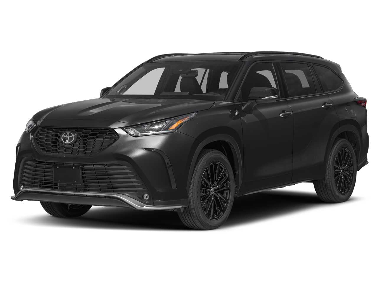 Midnight Black Metallic 2025 Toyota Highlander SUV / Crossover All-Wheel Drive 8-Speed Automatic