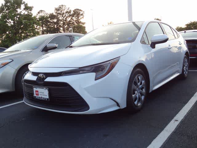 Ice Cap 2024 Toyota Corolla LE FWD Sedan Front-Wheel Drive Continuously Variable Transmission