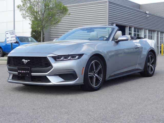 Iconic Silver Metallic 2024 Ford Mustang EcoBoost Premium Convertible RWD Convertible Rear-Wheel Drive Automatic